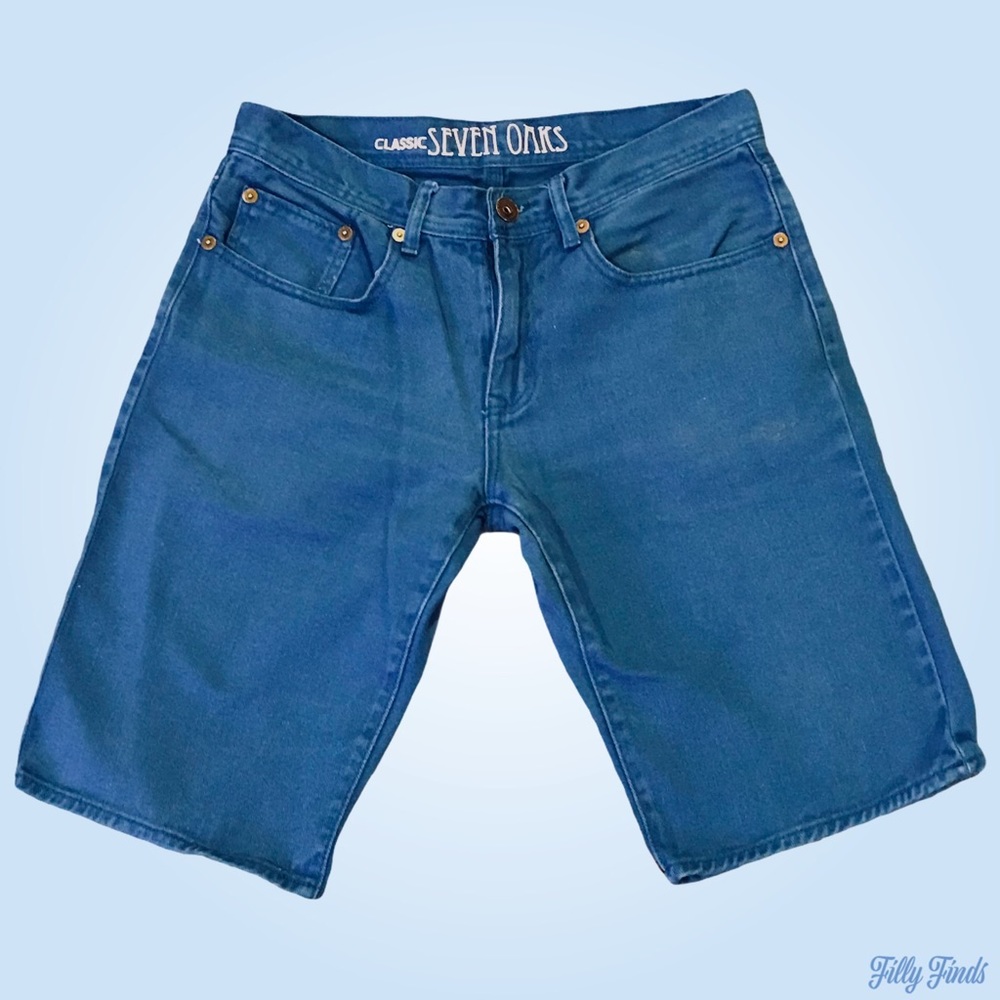 Men’s Retro Seven Oaks Royal Blue Bermuda Shorts